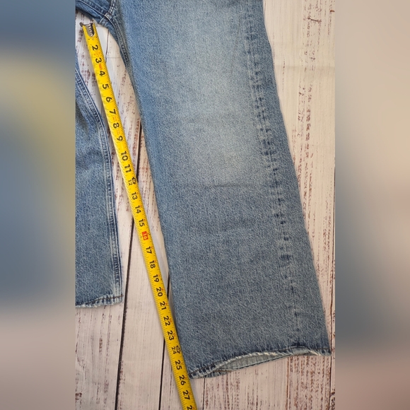 Agolde Ren Wide Leg Jeans in Disclosure Light Wash Relaxed Size 29 - Picture 4 of 10